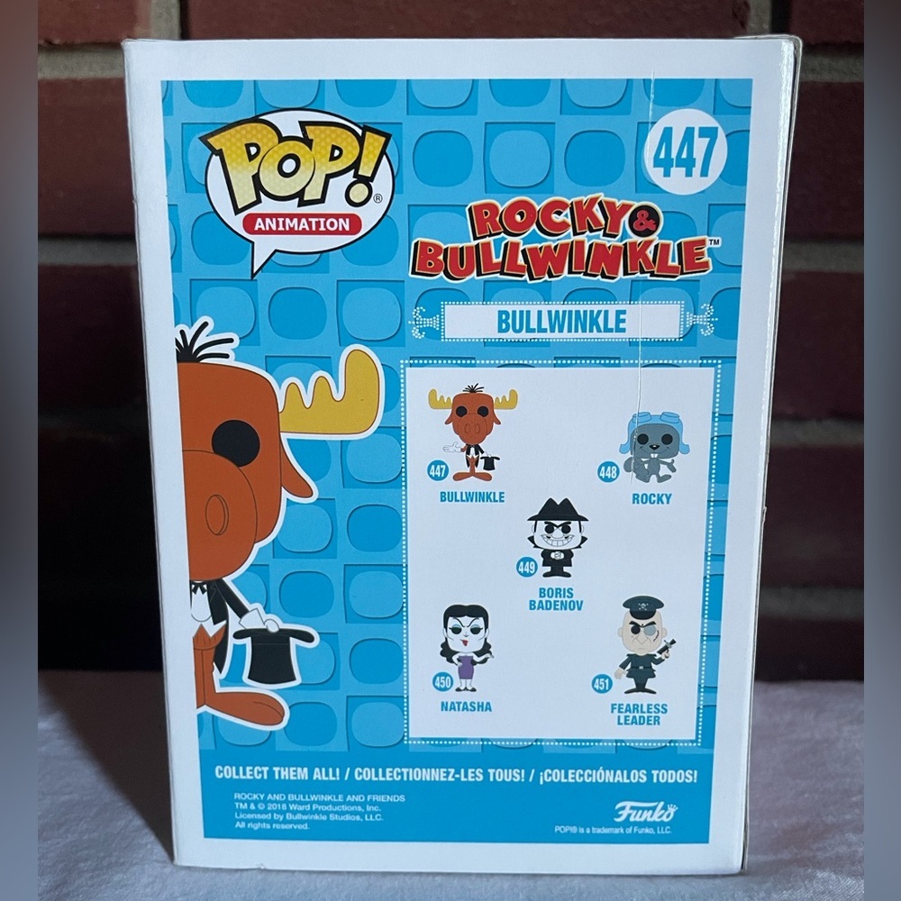 Funko Pop! Bullwinkle of Rocky & Bullwinkle #447 - Picture 4 of 7
